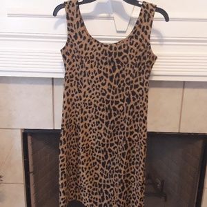David Benjamin Animal Print Dress Size 4